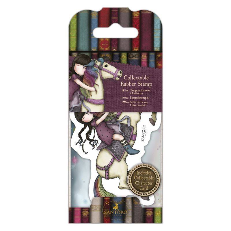 Gorjuss Collectable Mini Rubber Stamp No. 38 The Runaway (GOR 907418)